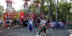正院小路キリコ祭り